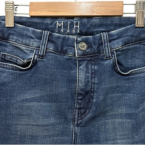 069 M.i.h Jeans | UK NWOT Bodycon Marrakesh Blue Jean - Made in UK (Size 28) - Picture 3 of 9